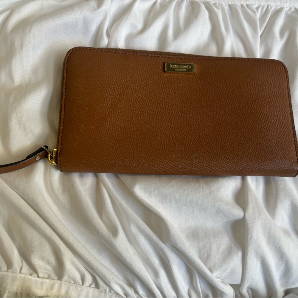 Kate Spade Leather Brown Wallet